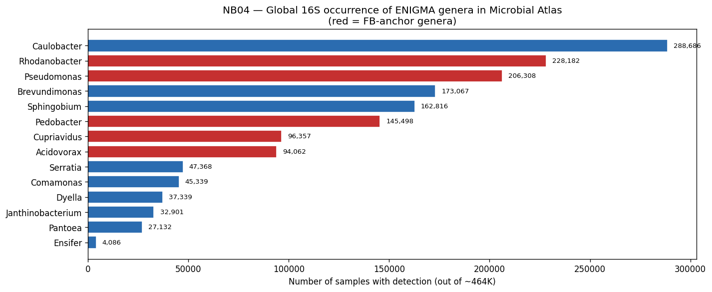 Global genus occurrence